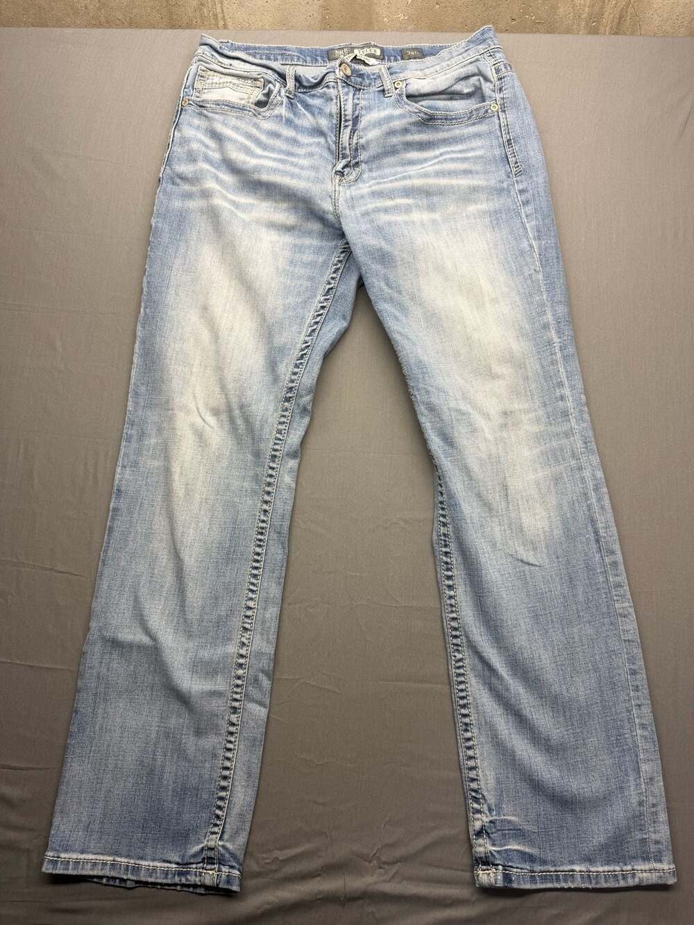 BKE Tyler Straight Leg Medium Wash Denim Jeans